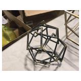 Lot of (3) Modern theme Metal Home Décor (assorted) Lot of (3) Modern theme Metal Home Décor (assorted)