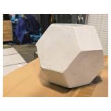 Lot of (5) Plaster Vase Décor / Centerpiece 9" x 12" Lot of (5) Plaster Vase Décor / Centerpiece 9" x 12"