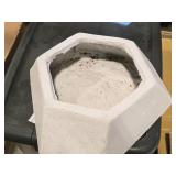 Lot of (7) Plaster Vase Décor / Centerpiece 4" x 11" Lot of (7) Plaster Vase Décor / Centerpiece 4" x 11"