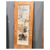 Vintage Door with Mirror Inset 40" x 83" Vintage Door with Mirror Inset 40" x 83"