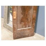 Vintage Door with Mirror Inset 40" x 83" Vintage Door with Mirror Inset 40" x 83"