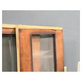 Lot of (2) Doors with Glass Inset 25-1/4" x 74-1/2" Lot of (2) Doors with Glass Inset 25-1/4" x 74-1/2"