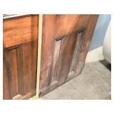 Lot of (2) Doors with Glass Inset 25-1/4" x 74-1/2" Lot of (2) Doors with Glass Inset 25-1/4" x 74-1/2"