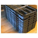 Lot of (2) Plastic Shelving Unit 5-shelf 3 Lot of (2) Plastic Shelving Unit 5-shelf 3