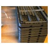 Lot of (2) Plastic Shelving Unit 5-shelf 3 Lot of (2) Plastic Shelving Unit 5-shelf 3