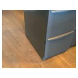 Lot of (2) Metal Rolling File Cabinets - 2 drawer and 3-drawer 15" x 24" x 28-1/2" Lot of (2) Metal Rolling File Cabinets - 2 drawer and 3-drawer 15" x 24" x 28-1/2"