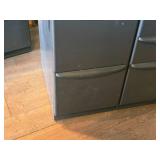Lot of (2) Metal Rolling File Cabinets - 2 drawer and 3-drawer 15" x 24" x 28-1/2" Lot of (2) Metal Rolling File Cabinets - 2 drawer and 3-drawer 15" x 24" x 28-1/2"