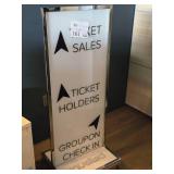 53" Rolling Display Sign 53" Rolling Display Sign