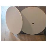 Lot of (3) 35 1/2" Laminate Table Tops (Round) Lot of (3) 35 1/2" Laminate Table Tops (Round)