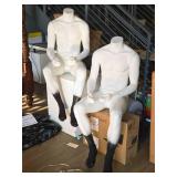 Lot of (2) Male Mannequins Lot of (2) Male Mannequins