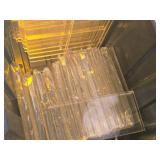 Lot of (8) Acrylic Display Stands Lot of (8) Acrylic Display Stands