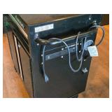 Husky® Rolling Tool Box with Peg Board Back and Built-In 125V/15A Power Cord with USB Ports 2-door/1-drawer Husky® Rolling Tool Box with Peg Board Back and Built-In 125V/15A Power Cord with USB Ports 2-door/1-drawer