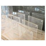 Lot of (13) Acrylic Display Stands Lot of (13) Acrylic Display Stands