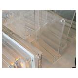 Lot of (13) Acrylic Display Stands Lot of (13) Acrylic Display Stands