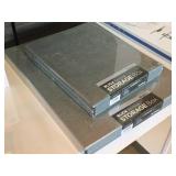 Lot of (2) Blick Archival Storage Boxes - 11"x14"x2", 16"x20"x2" Lot of (2) Blick Archival Storage Boxes - 11"x14"x2", 16"x20"x2"