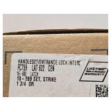 Schlage One Piece Handleset / Entrance Lock FCT59 LAT 622 CEN (in original box) Schlage One Piece Handleset / Entrance Lock FCT59 LAT 622 CEN (in original box)
