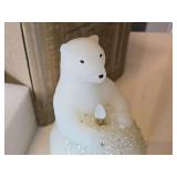 Martha Stewart 7" Flameless Polar Bear Pillar Candle with Remote Control (in original box) Martha Stewart 7" Flameless Polar Bear Pillar Candle with Remote Control (in original box)