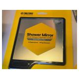 Lot of (4) Shower Accessories - Glacier Bay S-Style Shower Arm Brushed Nickel, Tooletries Razor Tile + Shower Mirror, Kohler Kallan Bath/Shower Set Lot of (4) Shower Accessories - Glacier Bay S-Style Shower Arm Brushed Nickel, Tooletries Razor Tile + Shower Mirror, Kohler Kallan Bath/Shower Set