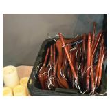 Lot of (~40) Wood Hangers Lot of (~40) Wood Hangers