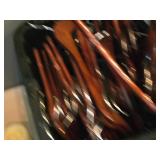 Lot of (~40) Wood Hangers Lot of (~40) Wood Hangers