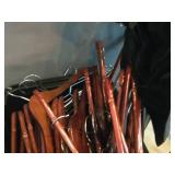 Lot of (~40) Wood Hangers Lot of (~40) Wood Hangers