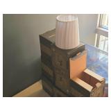 Lot of (8) Monkey theme Lamp Shades 5" x 3-1/2" Lot of (8) Monkey theme Lamp Shades 5" x 3-1/2"