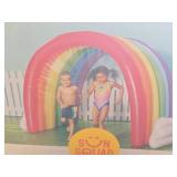 Giant Rainbow theme Sprinkler & Beach Ball (in original box) Giant Rainbow theme Sprinkler & Beach Ball (in original box)