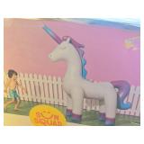 Giant Unicorn theme Sprinkler & Beach Ball (in original box) Giant Unicorn theme Sprinkler & Beach Ball (in original box)