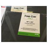 Fome-Cor® Pro Foam Board Sheets for Framing and Mounting (in original packaging) Fome-Cor® Pro Foam Board Sheets for Framing and Mounting (in original packaging)