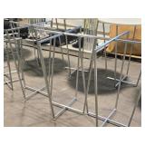 Lot of (3) 42" Metal High Top Banquet Table Base Lot of (3) 42" Metal High Top Banquet Table Base