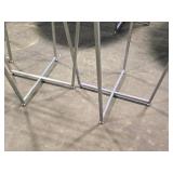 Lot of (3) 42" Metal High Top Banquet Table Base Lot of (3) 42" Metal High Top Banquet Table Base