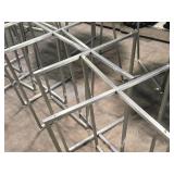 Lot of (8) 31" Metal High Top Banquet Table Base Lot of (8) 31" Metal High Top Banquet Table Base