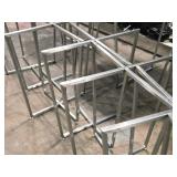 Lot of (8) 31" Metal High Top Banquet Table Base Lot of (8) 31" Metal High Top Banquet Table Base