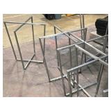 Lot of (8) 31" Metal High Top Banquet Table Base Lot of (8) 31" Metal High Top Banquet Table Base