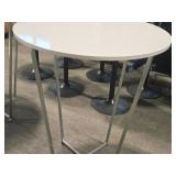 Laminate Top / Metal Base High Top Banquet Table 43" x 36" Laminate Top / Metal Base High Top Banquet Table 43" x 36"