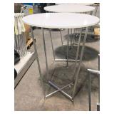 Laminate Top / Metal Base High Top Banquet Table 43" x 36" Laminate Top / Metal Base High Top Banquet Table 43" x 36"