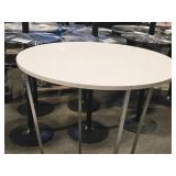 Laminate Top / Metal Base High Top Banquet Table 43" x 36" Laminate Top / Metal Base High Top Banquet Table 43" x 36"