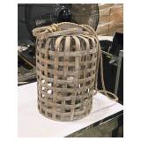 17" Wicker Hanging Candleholder Décor 17" Wicker Hanging Candleholder Décor