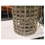 17" Wicker Hanging Candleholder Décor 17" Wicker Hanging Candleholder Décor