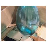 Lot of (6) Vases / Display Décor 12" x 6" (Teal) Lot of (6) Vases / Display Décor 12" x 6" (Teal)