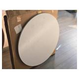 Lot of (2) 35 1/2" Laminate Table Top (Round) Lot of (2) 35 1/2" Laminate Table Top (Round)