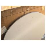 Lot of (2) 35 1/2" Laminate Table Top (Round) Lot of (2) 35 1/2" Laminate Table Top (Round)