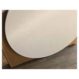 Lot of (2) 35 1/2" Laminate Table Top (Round) Lot of (2) 35 1/2" Laminate Table Top (Round)
