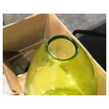 Lot of (6) Lagoon Vases / Display Décor 12" x 6" (Green) Lot of (6) Lagoon Vases / Display Décor 12" x 6" (Green)