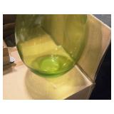 Lot of (6) Lagoon Vases / Display Décor 12" x 6" (Green) Lot of (6) Lagoon Vases / Display Décor 12" x 6" (Green)