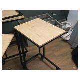 Lot of (2) Rolling Display Tables 14" x 18" x 27" Lot of (2) Rolling Display Tables 14" x 18" x 27"
