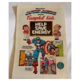 Captain America and the Campbell Kids 1980 Marvel Comic Book Captain America and the Campbell Kids 1980 Marvel Comic Book