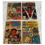 (4) What If? Marvel Comic Book Lot Fantastic Four, X-Men, Silver Surfer, Captain marvel (4) What If? Marvel Comic Book Lot Fantastic Four, X-Men, Silver Surfer, Captain marvel