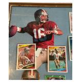 Joe Montana Framed Card Set Including 1981 Topps Rookie Card - Vintage Football Joe Montana Framed Card Set Including 1981 Topps Rookie Card - Vintage Football