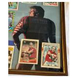 Joe Montana Framed Card Set Including 1981 Topps Rookie Card - Vintage Football Joe Montana Framed Card Set Including 1981 Topps Rookie Card - Vintage Football
